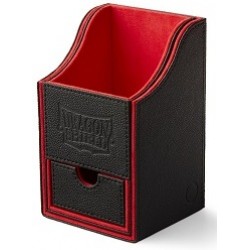 Dragon Shield Nest+ Deck Box (Black/Red) Now In Stock